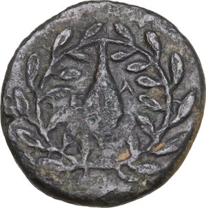 reverse: Aeolis, Elaia. AE 11 mm. 4th-3rd Century BC