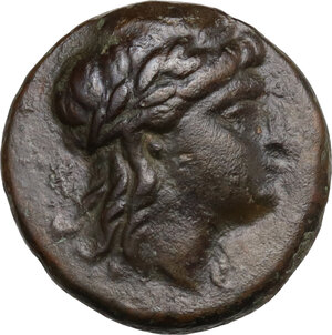 obverse: Seleucid Kings.  Achaios (Usurper, 220-214 BC). AE 16 mm
