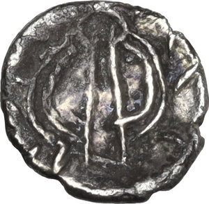 reverse: Persis.  Prince Y (1st century AD). AR Obol