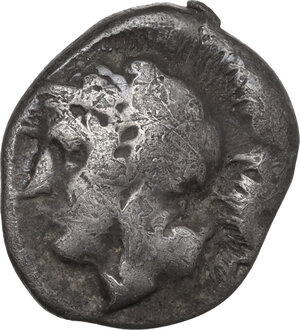 obverse: Central and Southern Campania, Hyrietes. AR Didrachm, c. 405-385 BC