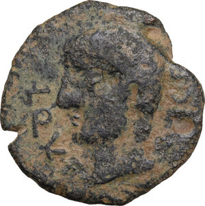 obverse: Castulo. AE As, c. 180 BC