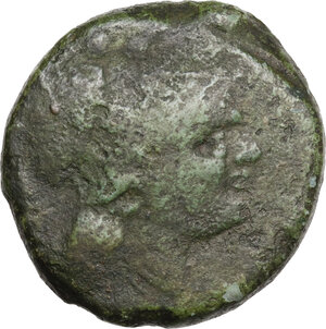 obverse: Anonymous sextantal series. ARE Triens, after 211 BC