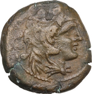 obverse: Matienus. AE Quadrans, 179-170 BC