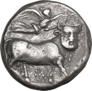 reverse: Central and Southern Campania, Neapolis. AR Didrachm, c. 320-300 BC