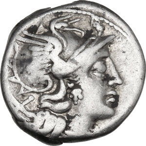 obverse: Anonymous. AR Denarius, circa 157-156 BC