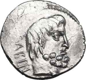 obverse: L. Titurius Sabinus. AR Denarius. 89 BC. Rome mint