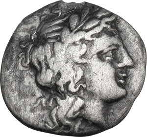 obverse: Central and Southern Campania, Neapolis. AR Triobol 14 mm. c. 300-275 BC