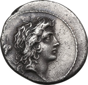 obverse: M. Plaetorius M. f. Cestianus. AR Denarius, 69 BC
