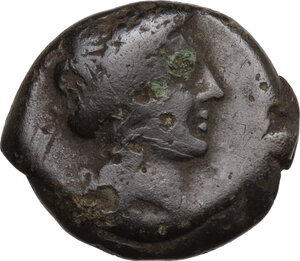 obverse: Central and Southern Campania, Neapolis. AE 19 mm. c. 300-275 BC