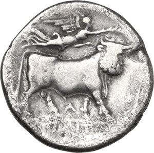 reverse: Central and Southern Campania, Neapolis. AR Didrachm, c. 290-250 BC