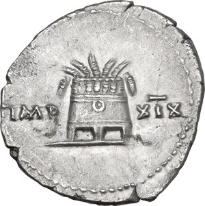 reverse: Vespasian (69 -79). AR Denarius. Struck AD 77-78