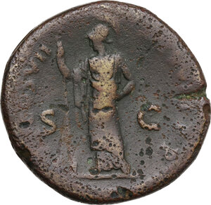reverse: Domitian (81-96 AD). AE Sestertius