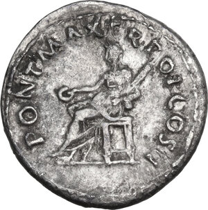 reverse: Trajan (98-117). AR Denarius, 100 AD
