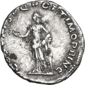 reverse: Trajan (98-117 AD). AR Denarius. Rome mint
