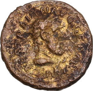 obverse: Trajan (98-117). AE Quadrans. Rome mint. Struck circa AD 98-102