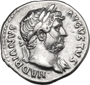 obverse: Hadrian (117-138). AR Denarius