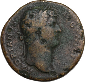 obverse: Hadrian (117-138). AE Sestertius. “Travel series” issue (“Provinces cycle”), c. 130-133 AD