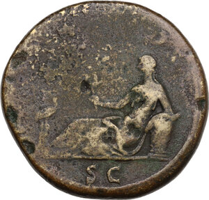 reverse: Hadrian (117-138). AE Sestertius. “Travel series” issue (“Provinces cycle”), c. 130-133 AD