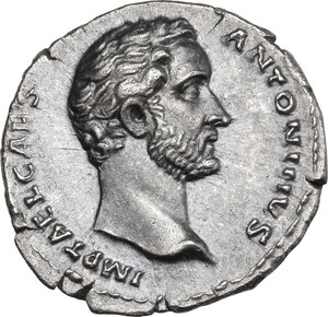 obverse: Antoninus Pius as Caesar (25 February-10 July 138 AD). AR Denarius