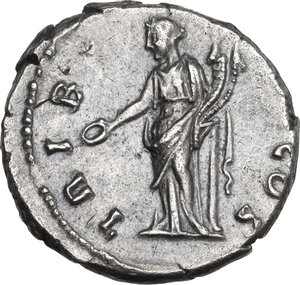 reverse: Antoninus Pius as Caesar (25 February-10 July 138 AD). AR Denarius