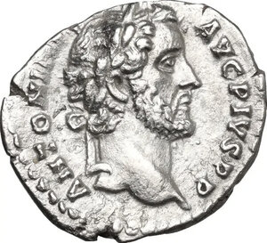 obverse: Antoninus Pius (138-161). AR Denarius,