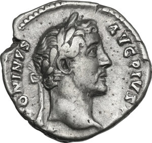 obverse: Antoninus Pius (138-161). AR Denarius, 145-161