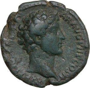 obverse: Marcus Aurelius as Caesar (139-161). AE As, 145 AD