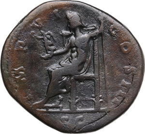 reverse: Marcus Aurelius (161-180). AE Sestertius, 173 AD
