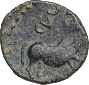 reverse: Castulo. AE Semis, 2nd century BC