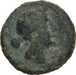 obverse: Northern Apulia, Luceria. AE Semuncia, c. 211-200 BC