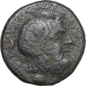 obverse: Southern Apulia, Brundisium. AE Uncia, c. 215 BC