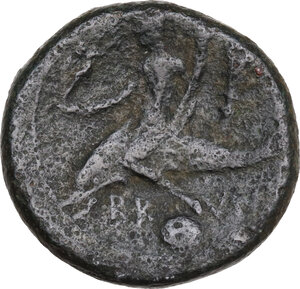 reverse: Southern Apulia, Brundisium. AE Uncia, c. 215 BC