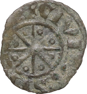 reverse: Tripoli.  Bohemond V (1233-1251). BI Denier