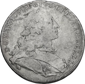 obverse: Germany. Bayern.  Maximilian III Joseph (1745-1777). AR Taler, 1754
