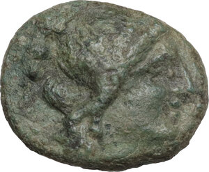 obverse: Northern Lucania, Paestum. AE Sextans, Second Punic War, 218-201 BC