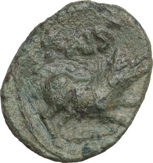 reverse: Northern Lucania, Paestum. AE Sextans, Second Punic War, 218-201 BC