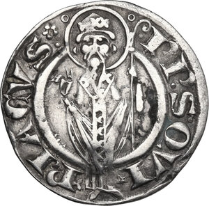 reverse: Italy. AR Grosso, Ancona mint, 13th-14th century