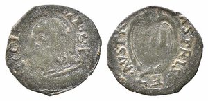 obverse: PIOMBINO. Niccolò Ludovisi (1634-1665). Quattrino Cu (0,56 g). Busto a sinistra - R/stemma Ludovisi. MIR 370. qBB