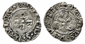 obverse: ROMA. Paolo II (1464-1471). Bolognino romano. Ag (0,49 g). Muntoni 37 var. BB
