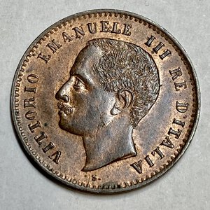 obverse: Vittorio Emanuele III (1900-1943). 2 centesimi 1903. Gig.293.FDC