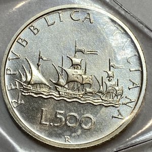 obverse: Repubblica Italiana. Monetazione in lire (1946-2001). 500 lire 1993 
