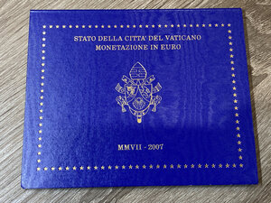reverse: Vaticano. Monetazione in Euro. Benedetto XVI. Divisionale 2007. FDC