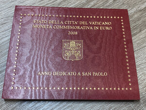 reverse: Vaticano. Benedetto XVI. 2 euro 2008 