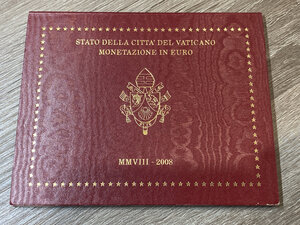 reverse: Vaticano. Monetazione in Euro. Benedetto XVI. Divisionale 2008. FDC