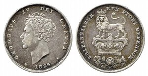 obverse: GRAN BRETAGNA. Giorgio IV (1820-1830). Shilling 1826. KM#694. BB+