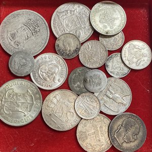 obverse: ESTERE. Lotto di 18 monete in argento. Conservazioni varie da MB a SPL