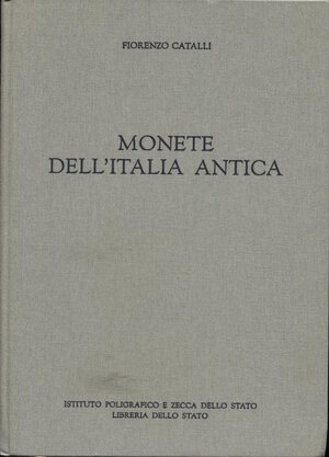 obverse: CATALLI  F. -  Monete dell Italia antica. Roma, 1995.  pp. 165, tavv. 51. ril ed buono stato, raro e ricercato lavoro.