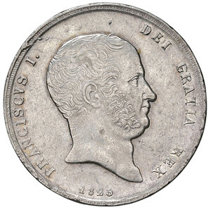 obverse: Napoli. Francesco II di Borbone (1825-1830). Da 120 grana 1825 AG. Pagani 109. P.R. 6. MIR 476. Magliocca 467. BB-SPL