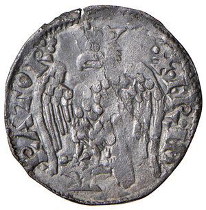 obverse: Pisa. Repubblica. Emissioni a nome di Federico I (1155-1312). Aquilino piccolo 1264-1279 (segno: stella) MI gr. 0,75. CNI 121/123. MIR 407. Raro. Più di BB 