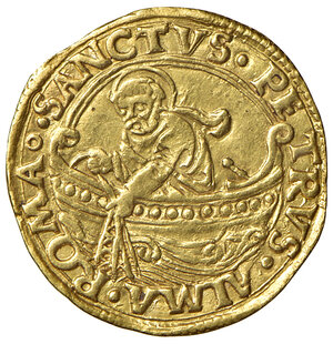 reverse: Roma. Sisto IV (1471-1484). Fiorino di camera AV gr. 3,36. Muntoni 12. Berman 448. MIR 452/1. Raro. q.SPL 
